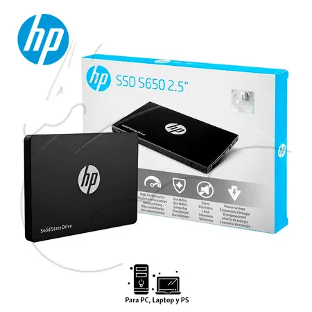 [disco solido de almacenamiento] DISCO SOLIDO HP SSD S650 2.5" 240GB SATA